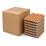 Caja de huevos de color calibre Mediano con bandejas — Agrohuevos Chorrillos