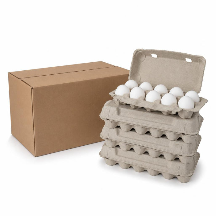 Caja de Huevos Blancos — Calibre Extra (180 unidades)